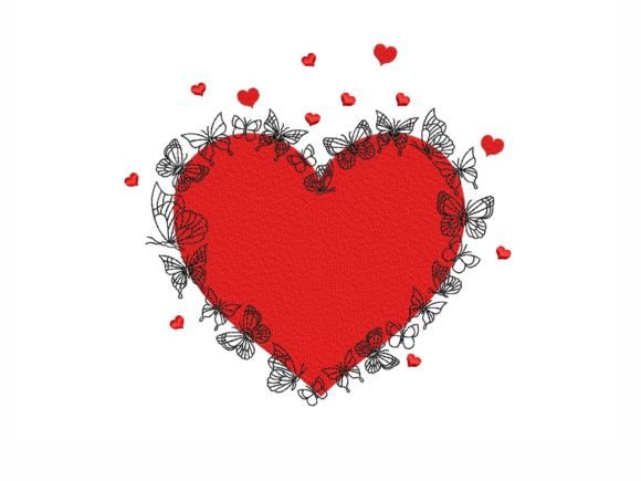 Butterflies Heart: A Smart Embroidery Choice for Small Business Branding