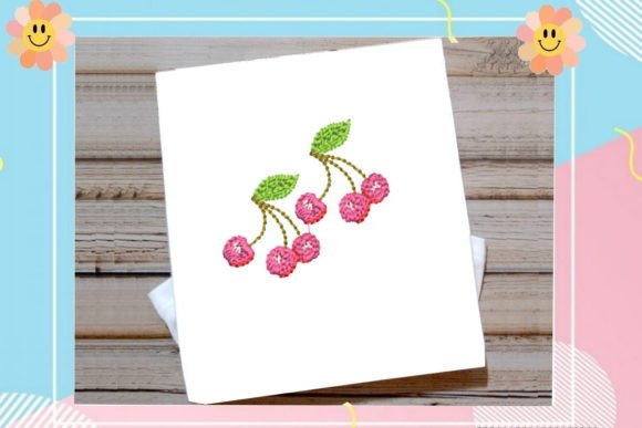 Cute Pink Cherry: A Smart Embroidery Choice for Small Business Brands