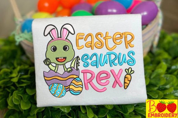 Easter Saurus Rex: A Craft Fair-Ready Embroidery Design