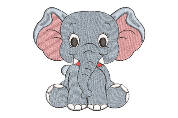 Gray Baby Elephant