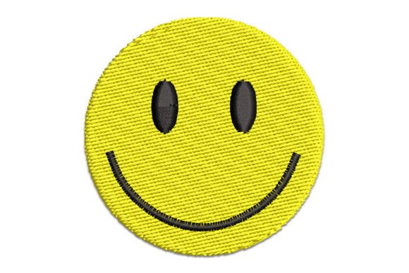 Smiley Face Emoji: A Seasonal Embroidery Staple